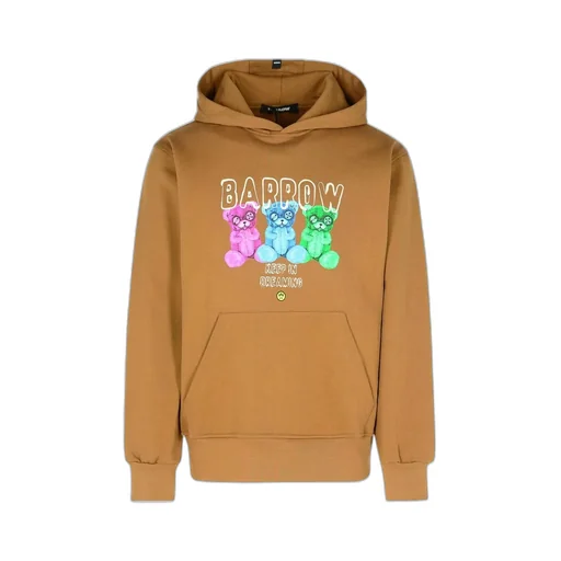 Logo Printed Long-Sleeved Hoodie