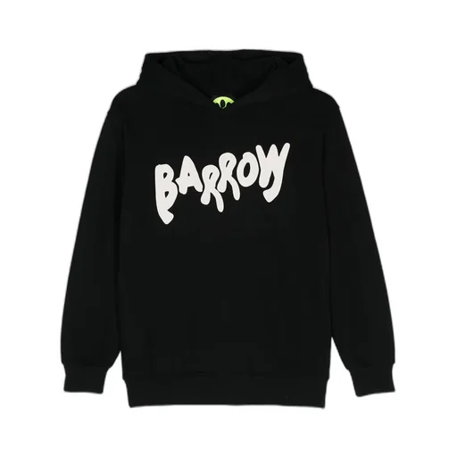 Smiley-Print Cotton Hoodie