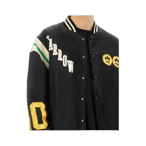 Logo Embroidered Bomber Jacket