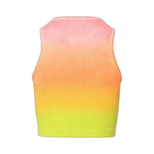 Rainbow Knitted Crop Top