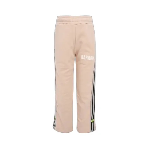 Logo-Print Trousers With Stripe Detailing
