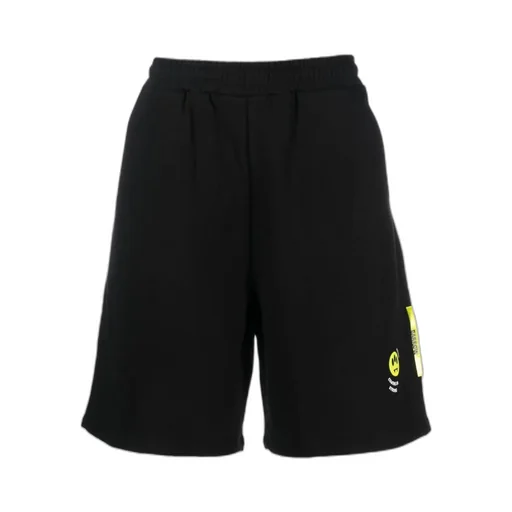 Logo Printed Straight Hem Shorts