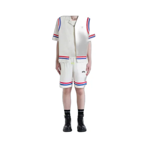 Logo Printed Knee-Length Shorts