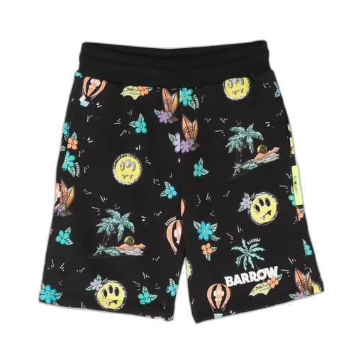 Graphic-Print Track Shorts