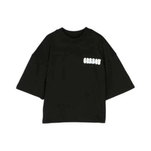 Rhinestone-Embellished Logo-Print T-Shirt