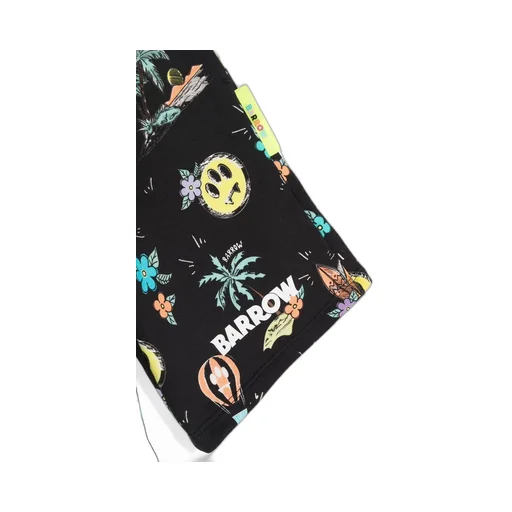 Graphic-Print Track Shorts