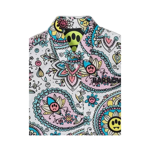 Paisley Print Short-Sleeved Shirt