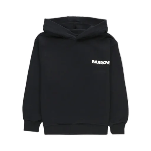 Kids Logo Printed Long Sleeved Hoodie