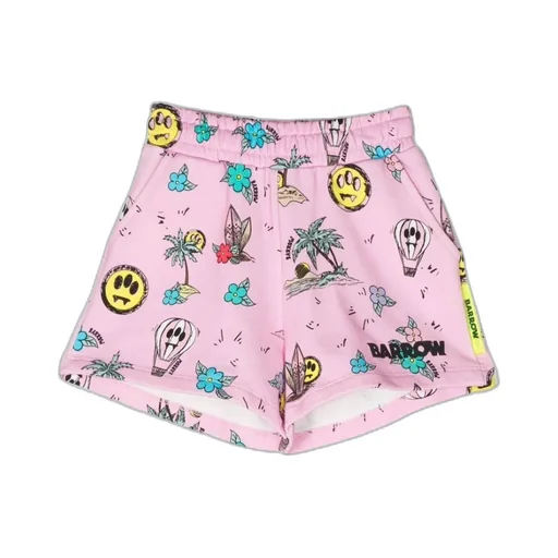 Graphic-Print Track Shorts