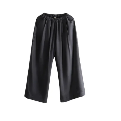 Elastic Waist Casual Pants