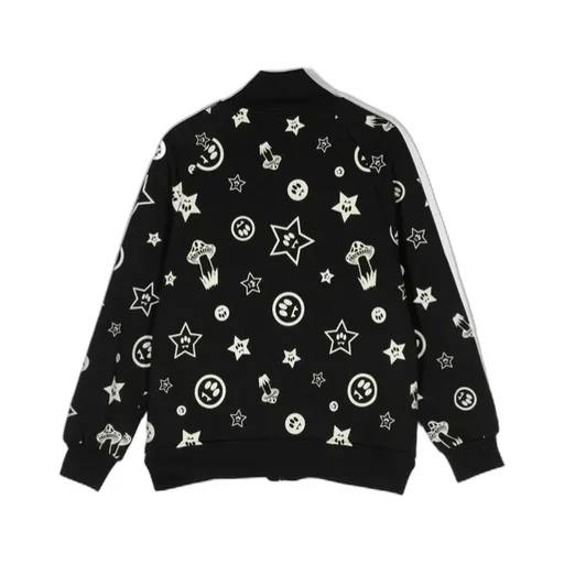 Logo-Print Zip-Up Sweatshirt