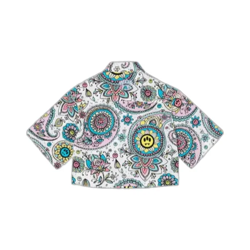 Paisley Print Short-Sleeved Shirt