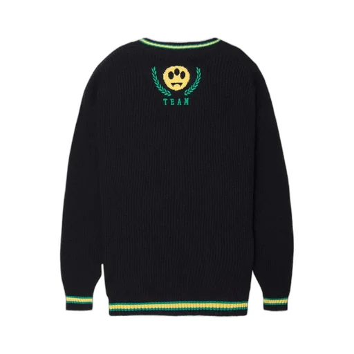 Logo Embroidery Knit Sweater