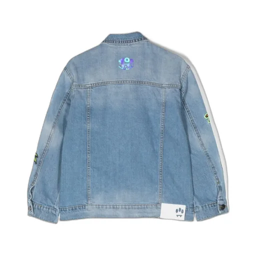 Embroidered Patch Denim Jacket