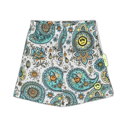 Paisley-Print Swim Shorts