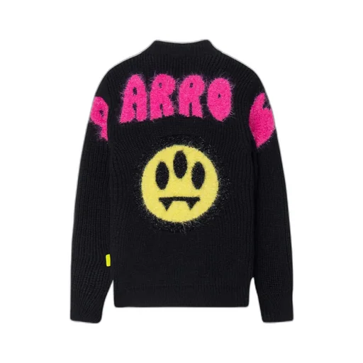 Crew-Neck Intarsia-Knit Sweatshirt