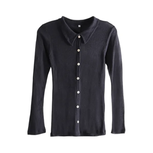 Buttoned Collared Top