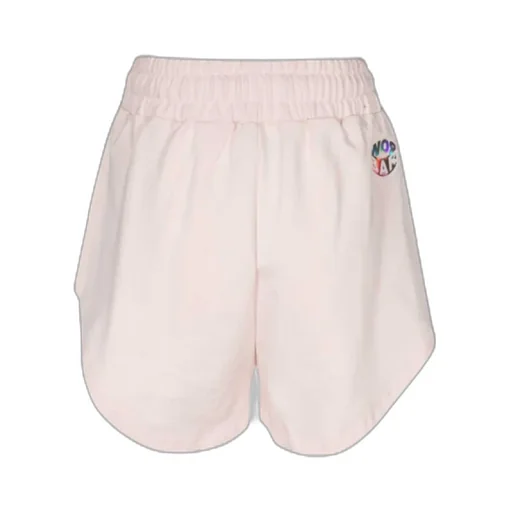 Logo Printed Pleated Shorts