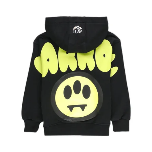 Kids Logo Printed Long Sleeved Hoodie