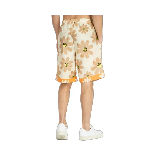 Floral Printed Elasticated Waistband Shorts