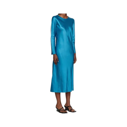 Round Neck Long Sleeve Dress