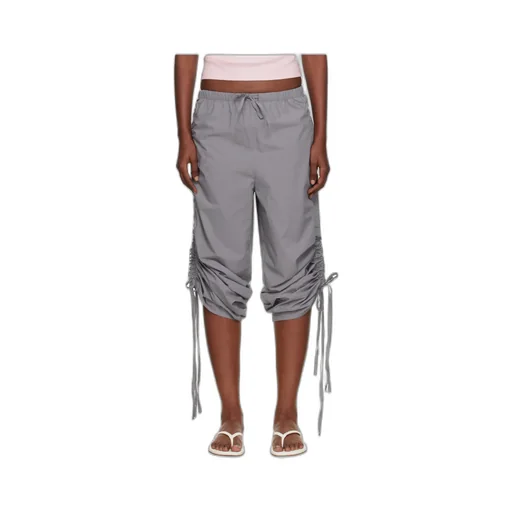 Drawstring Waist Casual Pants