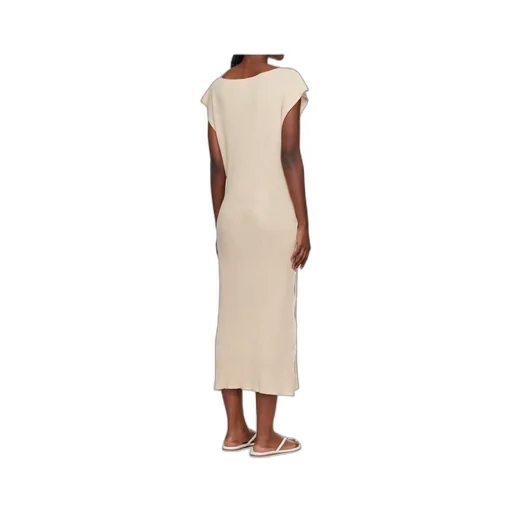 Boat Neck Knit Dress