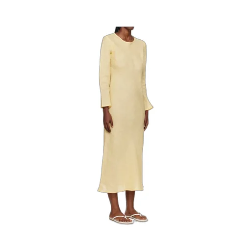 Round Neck Long Sleeve Dress