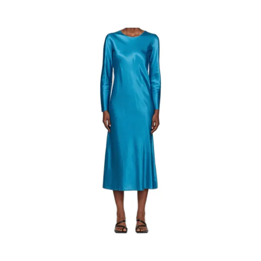 Round Neck Long Sleeve Dress