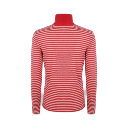 Striped Roll-Neck Knitwear
