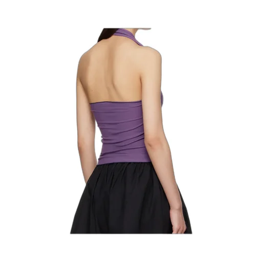 Halterneck Panelled Top