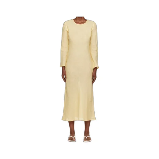 Round Neck Long Sleeve Dress