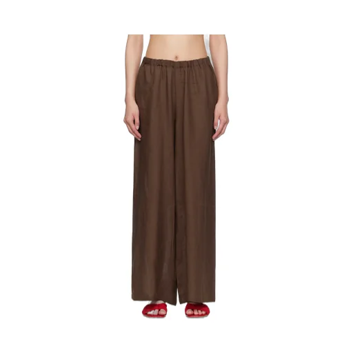 Elastic Waist Casual Pants