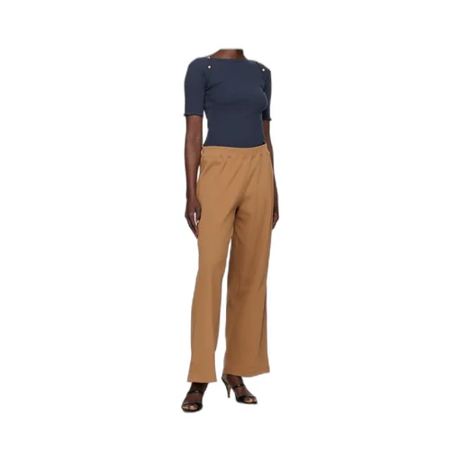 Elastic Waist Casual Pants