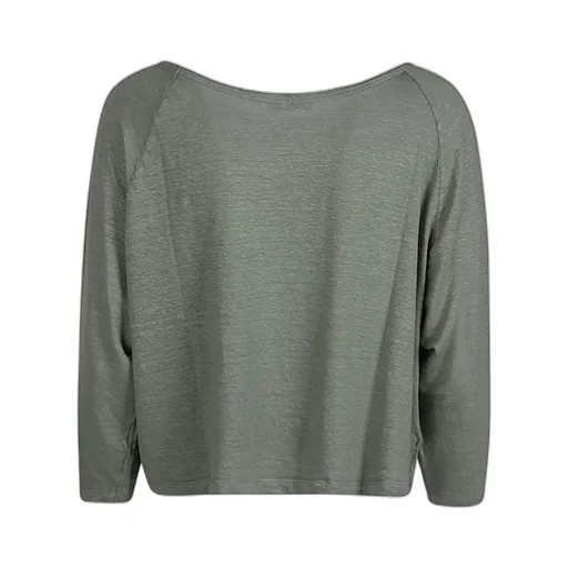 Long-Sleeved Knitted T-Shirt