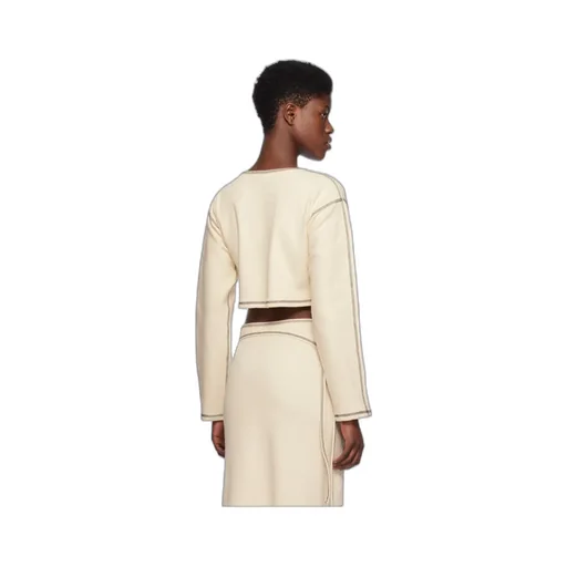 Round Collar And Long-Sleeved T-Shirt