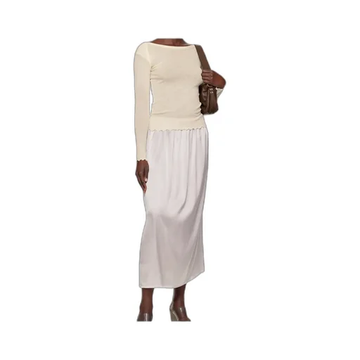Elastic Waist Skirt
