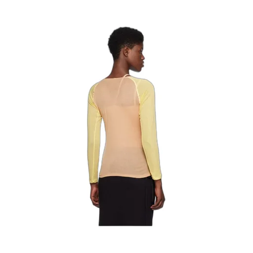 Round Collar And Long-Sleeved T-Shirt