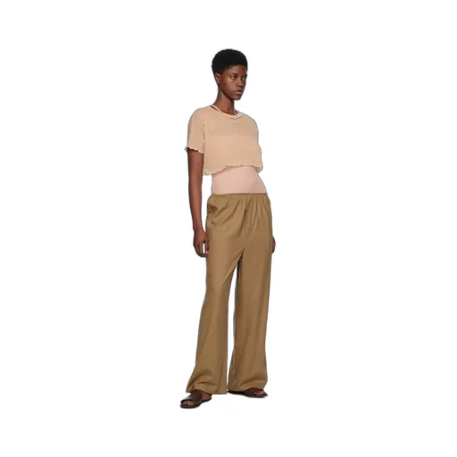 Short T-Shirt With Fungus Edge