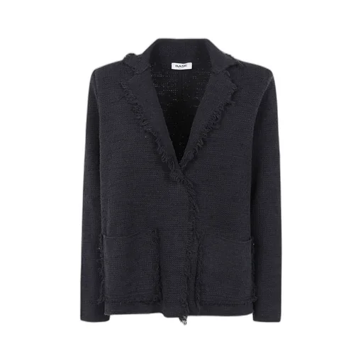 Long-Sleeved Knitted Cardigan