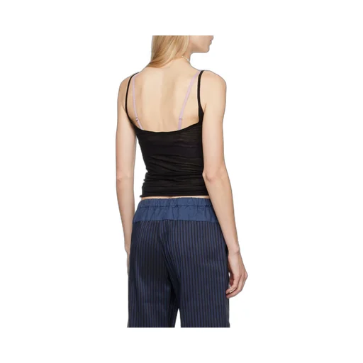 Low Round Neck Vest