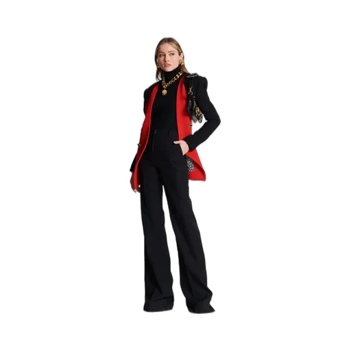 Creases Flared Trousers