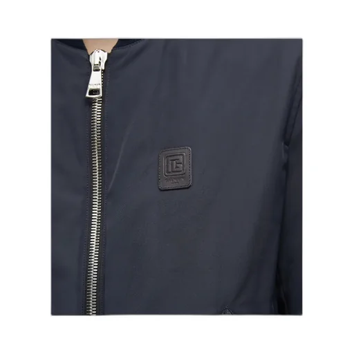 Logo Patch Zip-Up Jacket