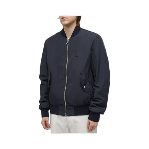 Logo Patch Zip-Up Jacket