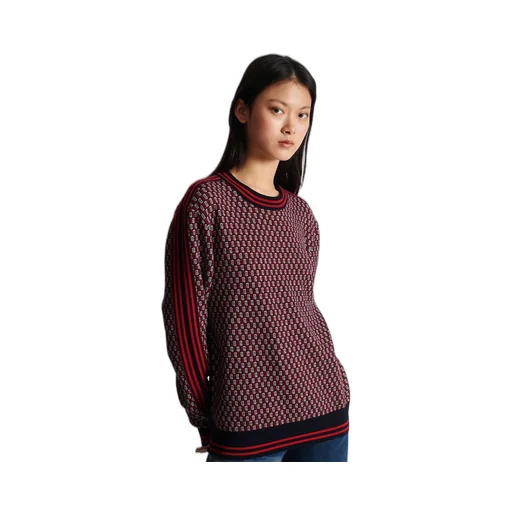 Cropped Monogrammed Knit Jumper