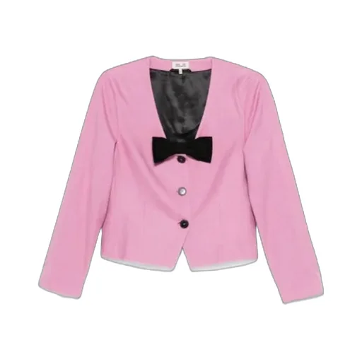 Bow-Detailing Jacket
