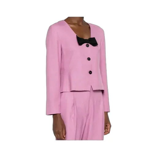 Bow-Detailing Jacket