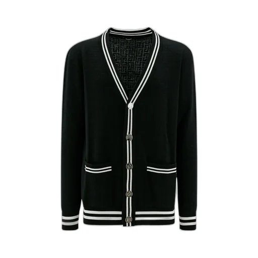 Logo Button Knitted Cardigan