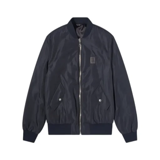 Logo Patch Zip-Up Jacket