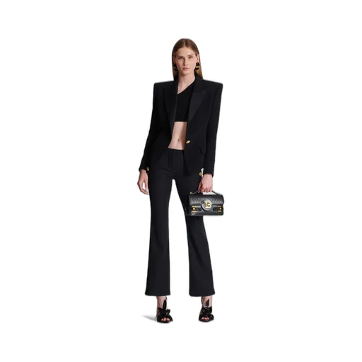 Low-Top Flared Trousers